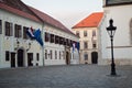 Banski dvori or Ã¢â¬ÅGovernorÃ¢â¬â¢s PalaceÃ¢â¬Â in Zagreb. Royalty Free Stock Photo